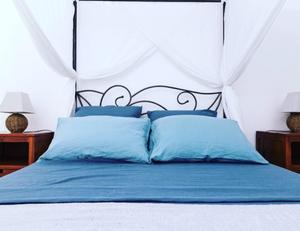 La chambre azure - Lit double